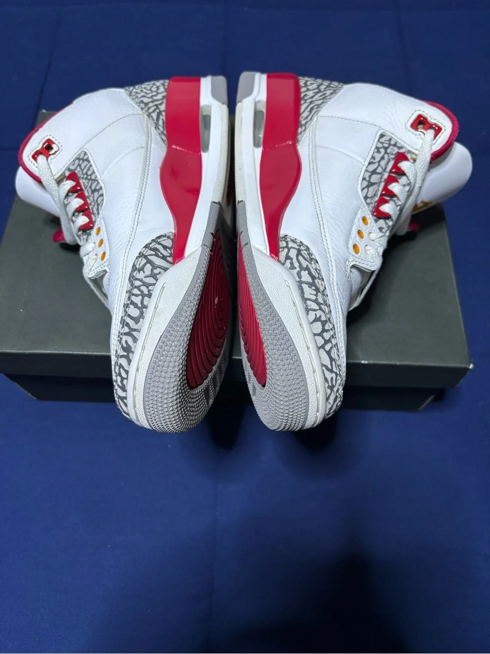 Jordan 3 Retro Cardinal Red 2022 Size 9